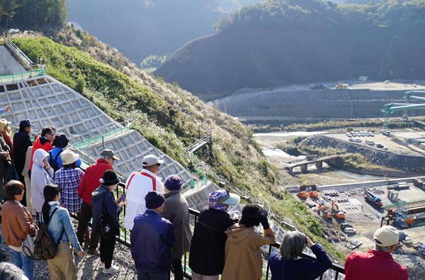 建設中の川上ダム